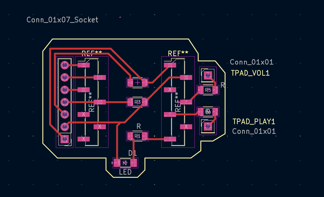 Mods or KiCad window displaying and tracing outlines